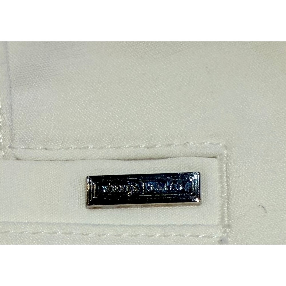 White House Black Market White Stretch Cotton Blend Shorts Size 0 - Picture 15 of 16